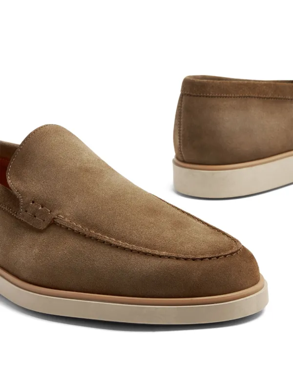 公式通販サイトセール Magnanni スエード ローファー | ブラウン | FARFETCH JP 靴