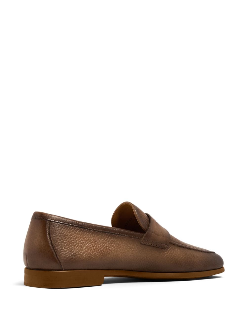 Shop Magnanni Diezma Leather Penny Loafers In Brown