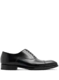 Magnanni tonal-stitching leather oxford shoes - Black