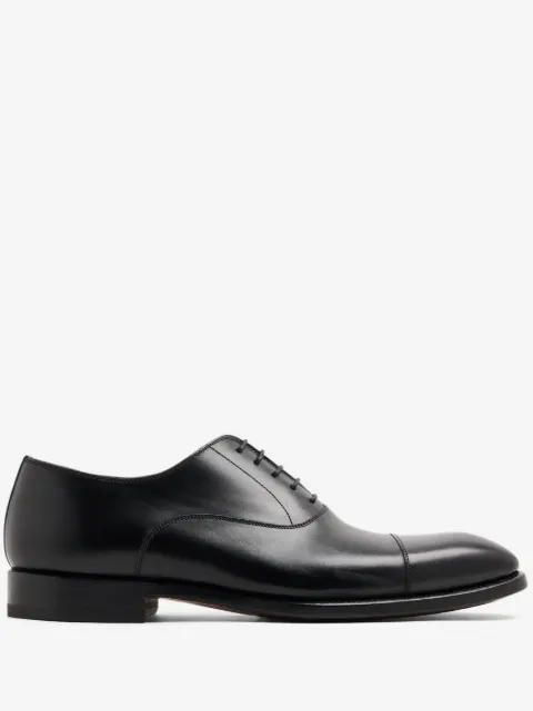 Magnanni derbies en cuir à coutures ton sur ton 