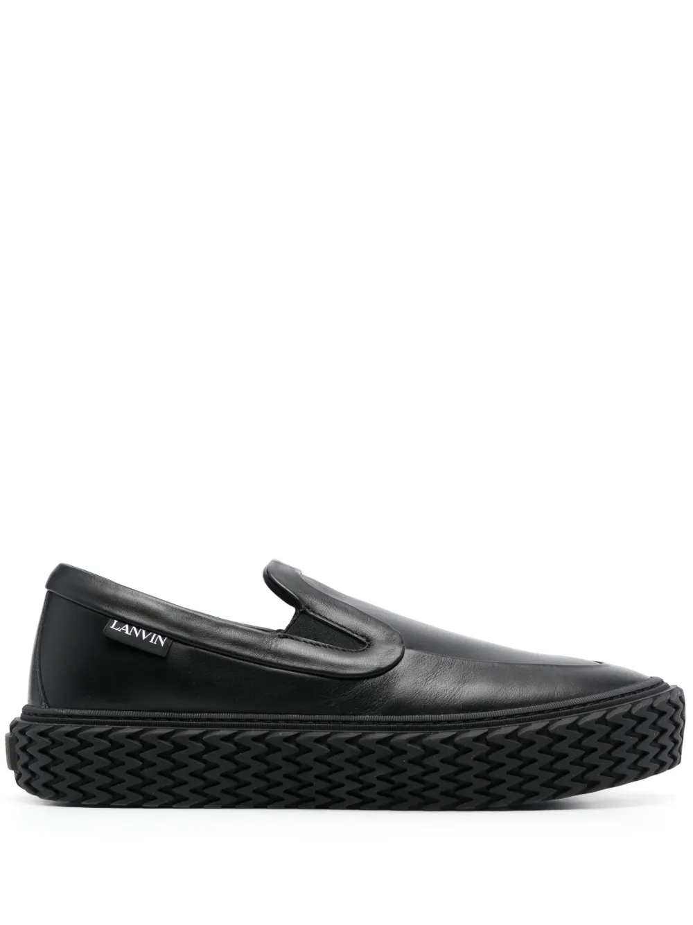 Lanvin leather slip-on sneakers