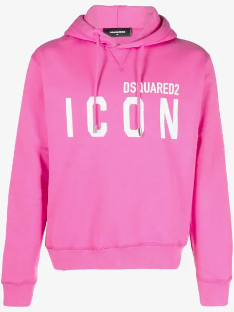 DSQUARED2 hoodie en coton à imprimé Icon