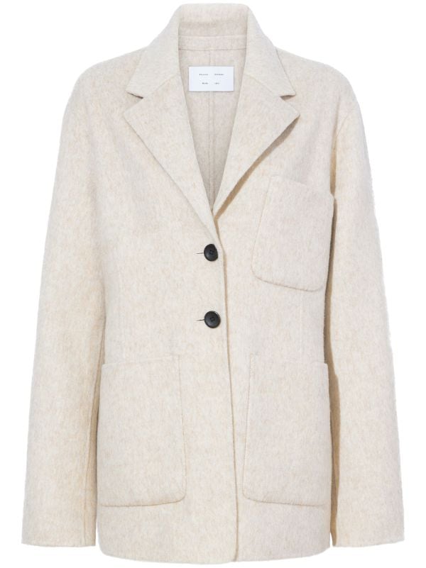 Proenza Schouler White Label Brushed single breasted Blazer Farfetch