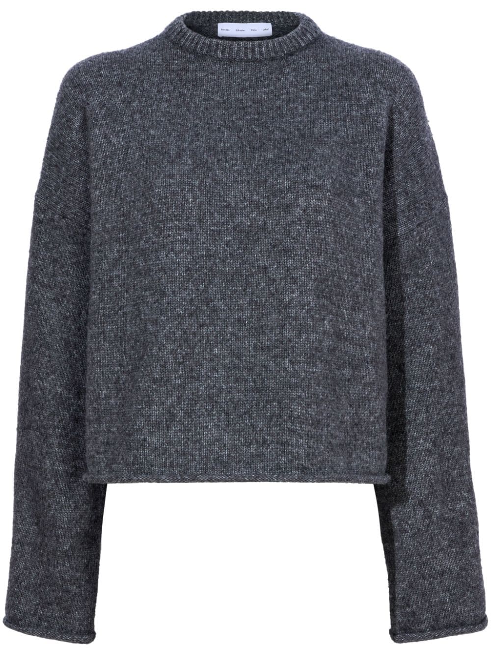 Proenza Schouler White Label Tara Knit Jumper In Grey