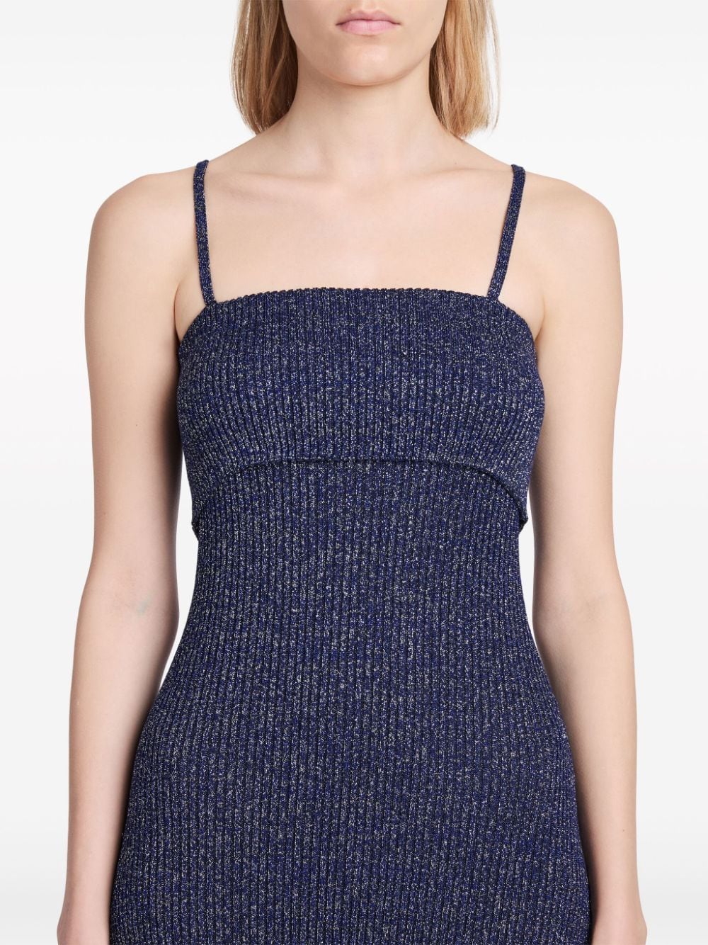 Shop Proenza Schouler White Label Lorenia Knit Dress In Blue