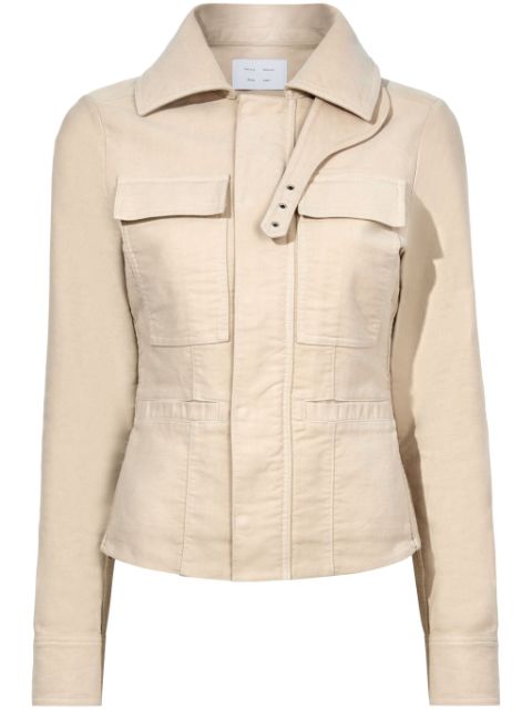 Proenza Schouler White Label brushed cotton military jacket