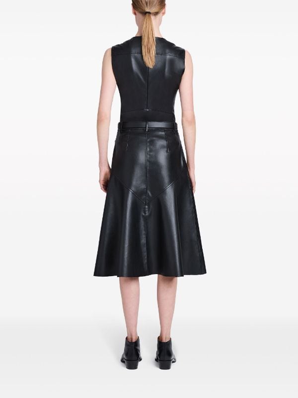 Proenza Schouler White Label Jesse faux leather Skirt Farfetch