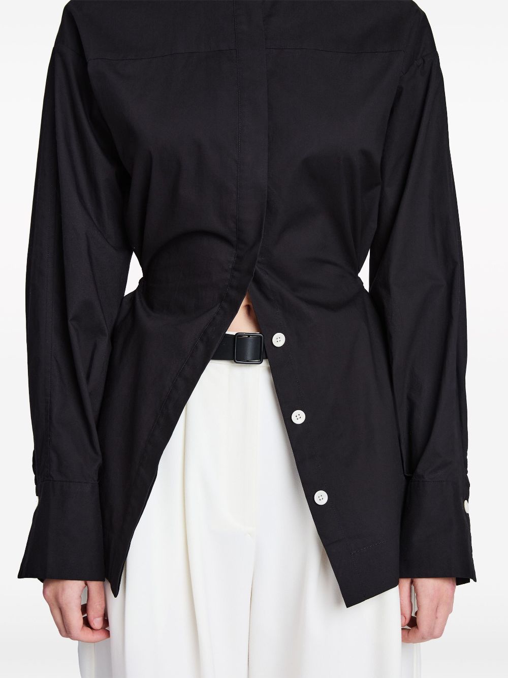 Proenza Schouler White Label drawstring long-sleeve shirt Women