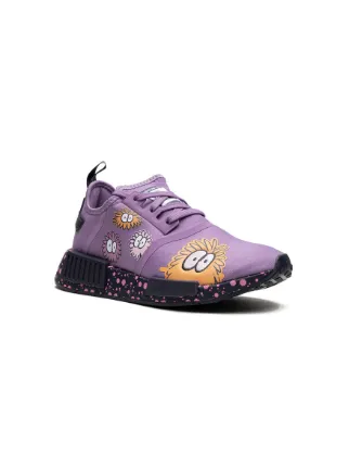 Adidas x Kevin Lyons selling NMD_R1 Shoes (super purple) Kids Shoes Size 2 GX5724