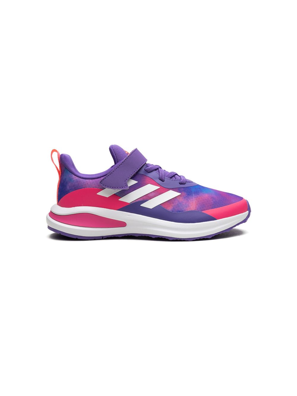 Shop Adidas Originals Fortarun El K "purple Rush" Sneakers