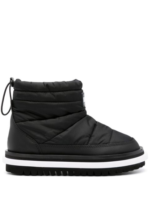 Tommy Jeans logo-patch padded ankle boots 