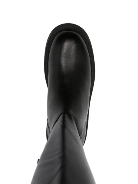 Tommy Jeans 60mm round-toe leather boots EN0EN02254 - 3