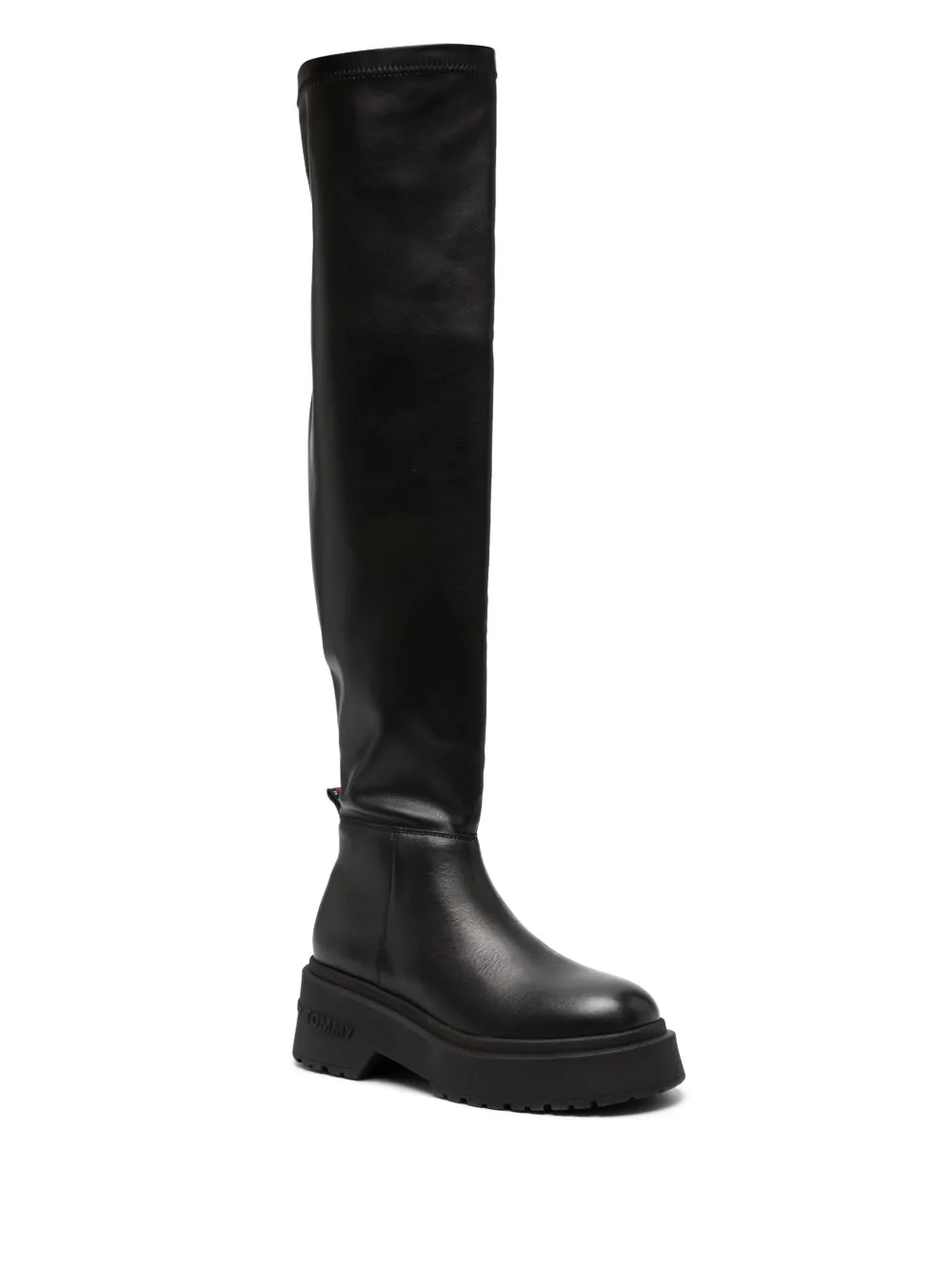 Tommy Jeans botas con puntera redonda y tacón de 60mm | Botas altas | Image 2