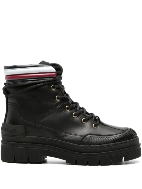 Tommy Hilfiger Corporate leather ankle boots