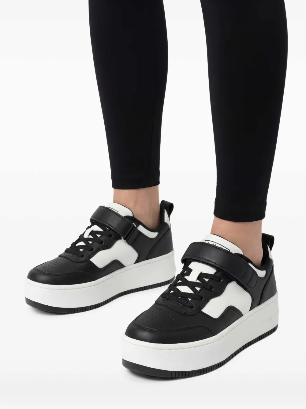  Tommy Jeans Zapatillas Con Plataforma Plana - Negro 