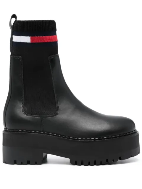 Tommy Jeans botas chelsea con plataforma