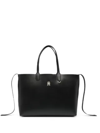 Tommy Hilfiger Iconic monogram-plaque Tote Bag - Farfetch