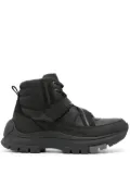 Calvin Klein Jeans logo-embossed leather ankle boots - Black