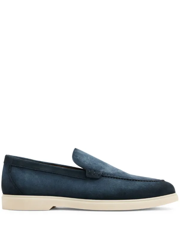 Magnanni Paraiso tonal stitching Loafers Blue FARFETCH CA