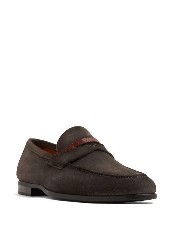 Magnanni suede sale loafers