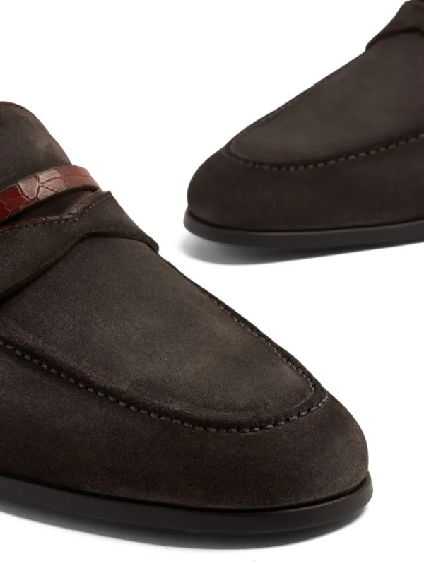 Magnanni suede hot sale loafers