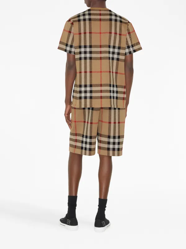 Burberry Vintage Check-pattern Jacquard Shorts - Farfetch