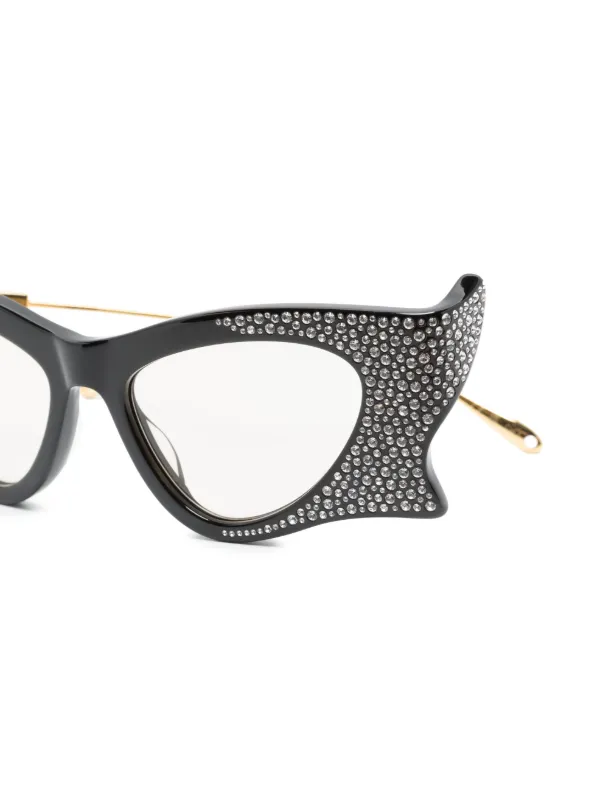 ビジュー付きブラックサングラス Dior ビジュー付きブラックサングラス