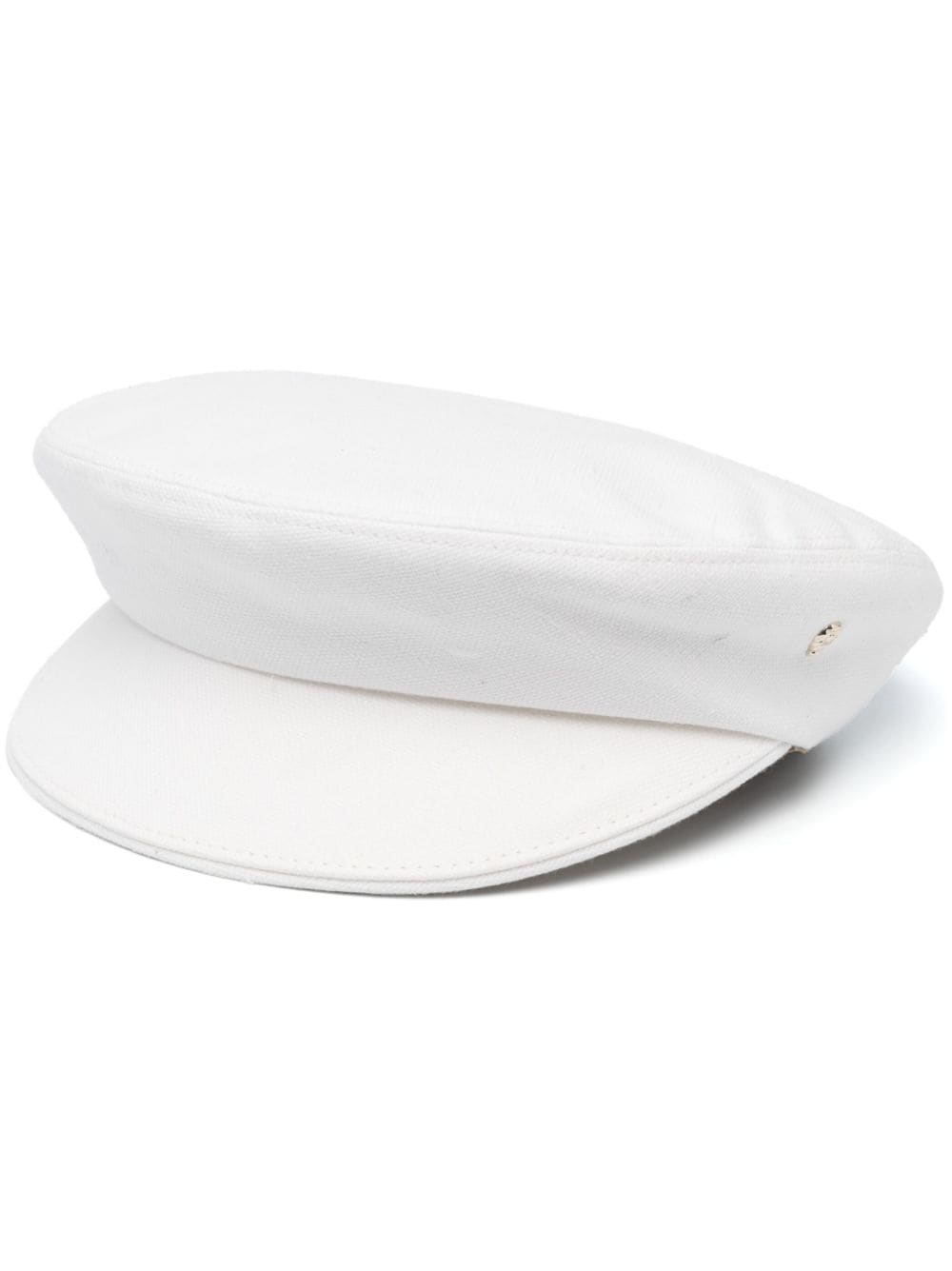 flat-peak cotton beret