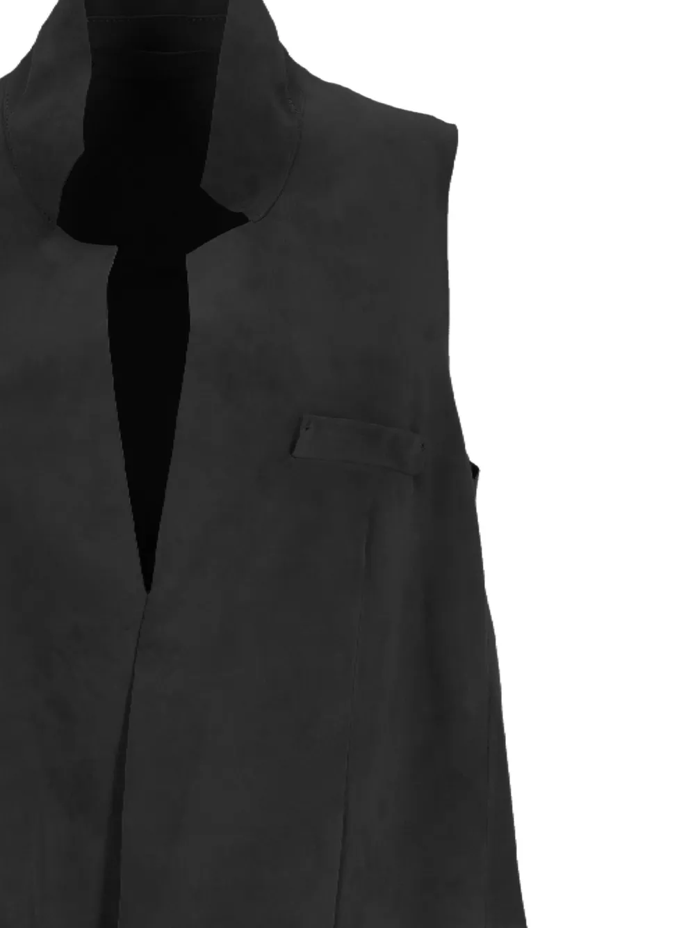 Salvatore Santoro Cappotto monopetto in pelle scamosciata | Cappotti | Image 3