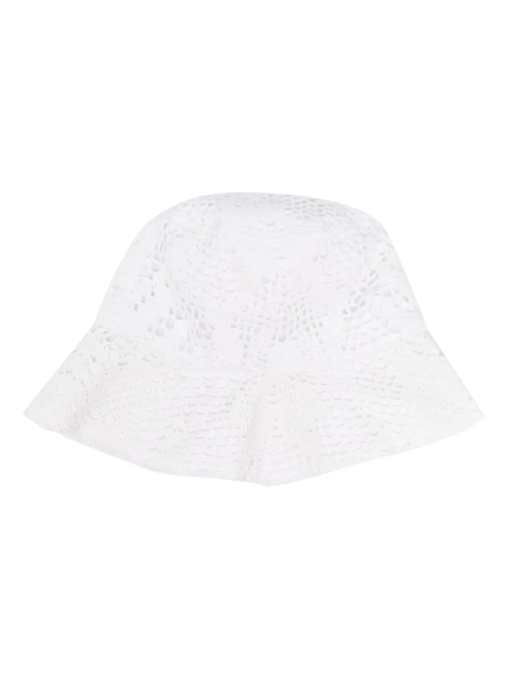 crochet-knit bucket hat