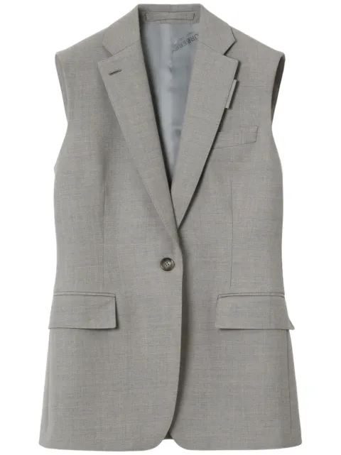 Burberry linen-blend waistcoat
