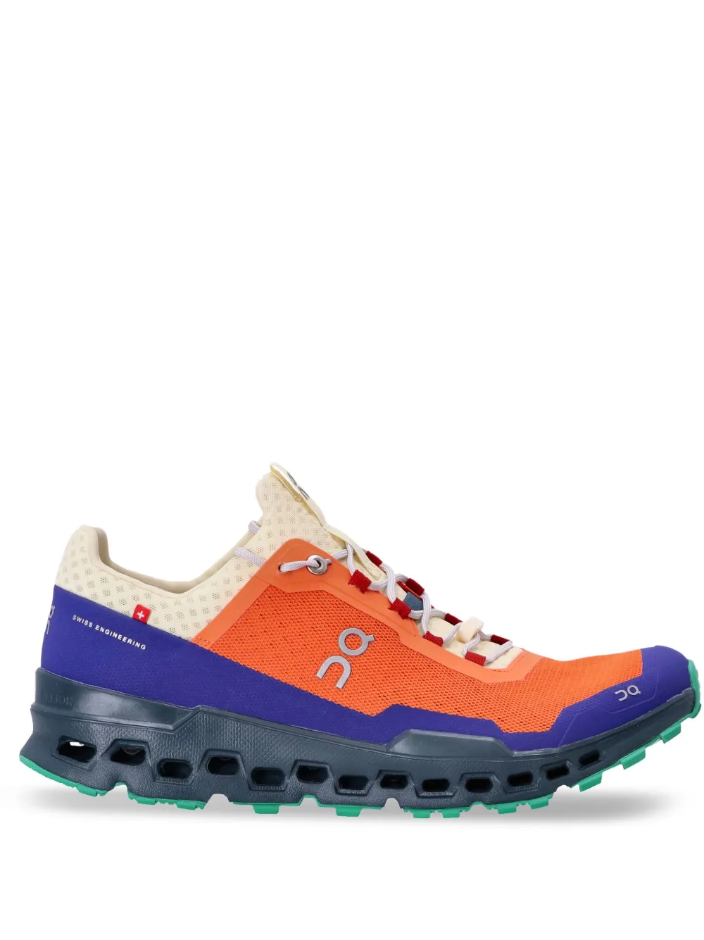 On Running Cloudultra Panelled Sneakers In Flame Storm