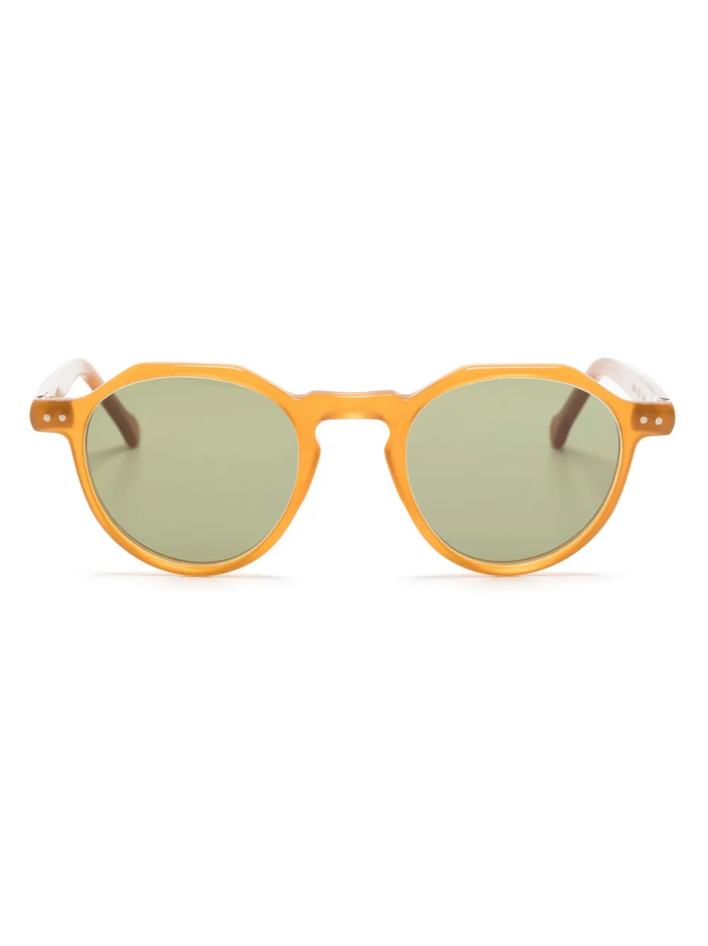 Lesca round-frame tinted sunglasses | Neutrals | Image 1