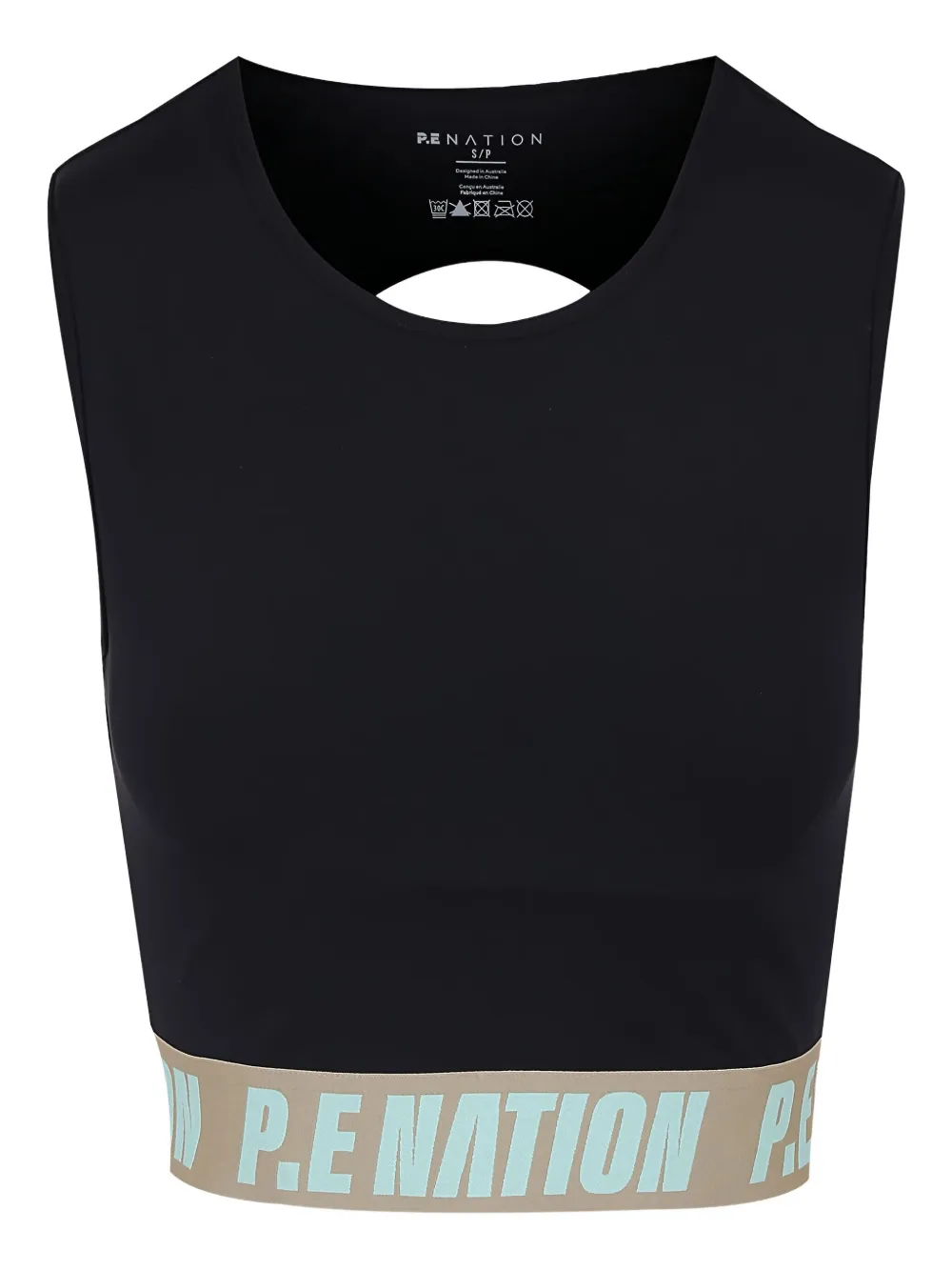 P.E Nation Rückenfreier BH - Schwarz