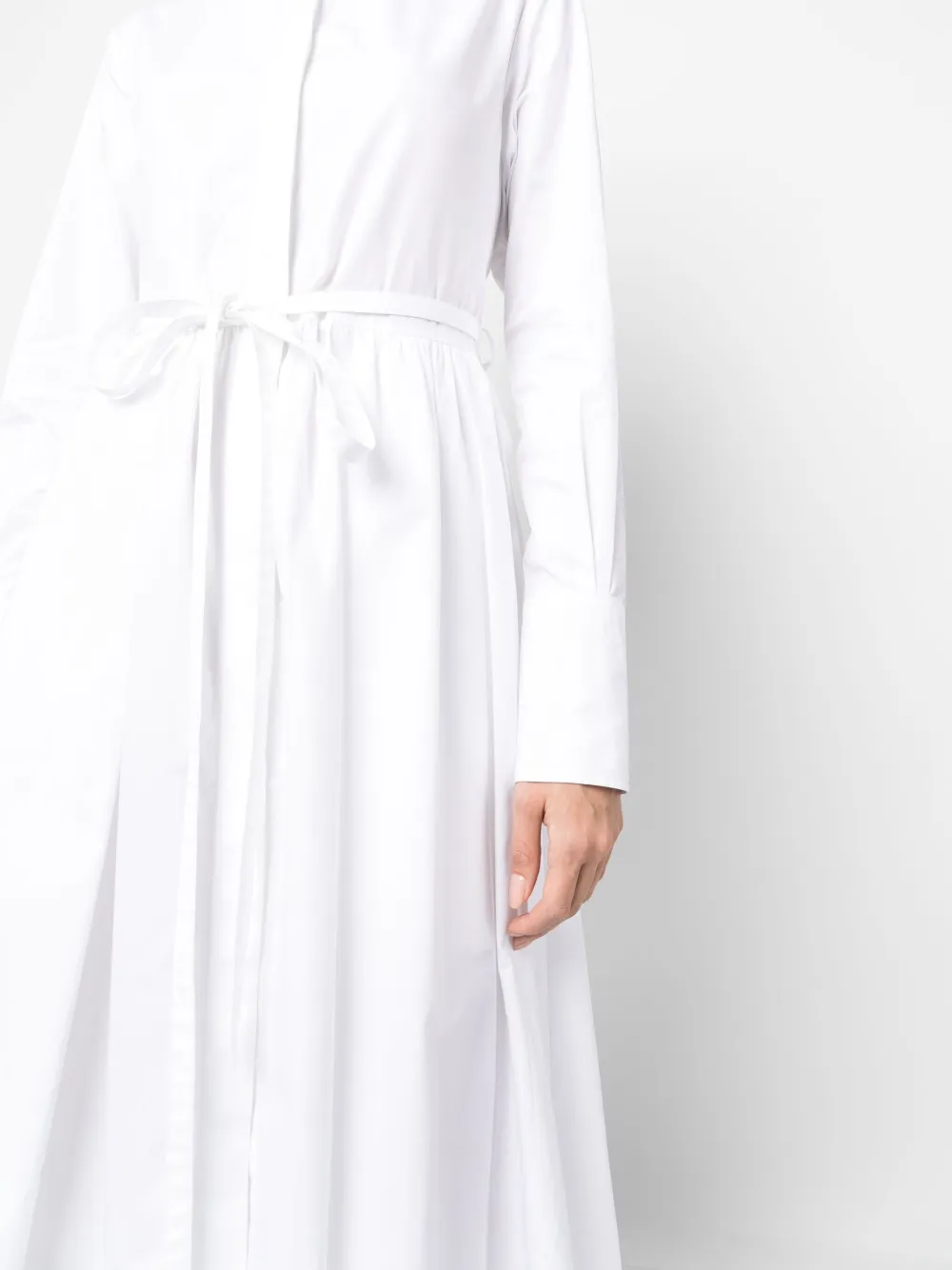 【送料&関税込】Patou Cotton Shirtdress Patou Cotton Shirt Dress | White | FARFETCH JO