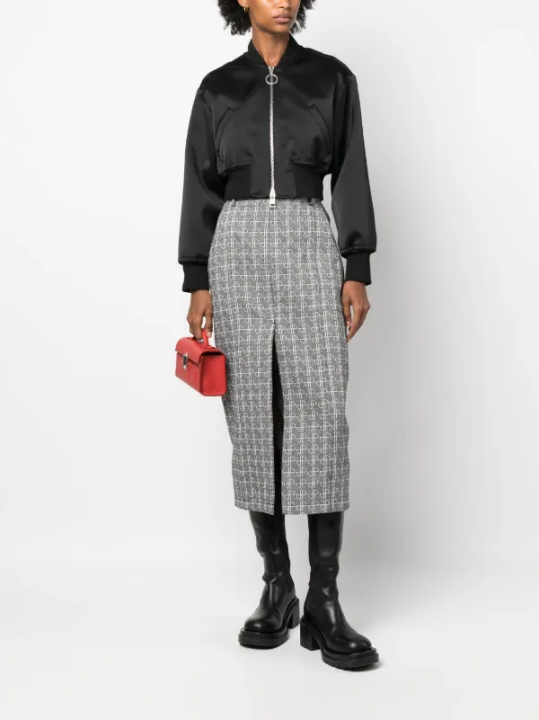 スカート PATOU MIDI SKIRT WITH SLIT Patou | Slit midi skirt in organic cotton denim