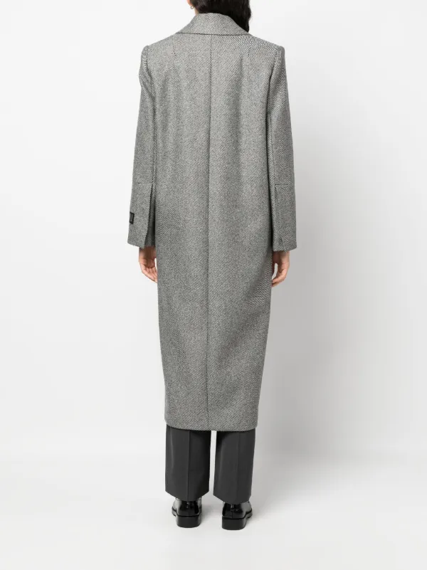 Patou ストライプ コート | ブラック | FARFETCH JP