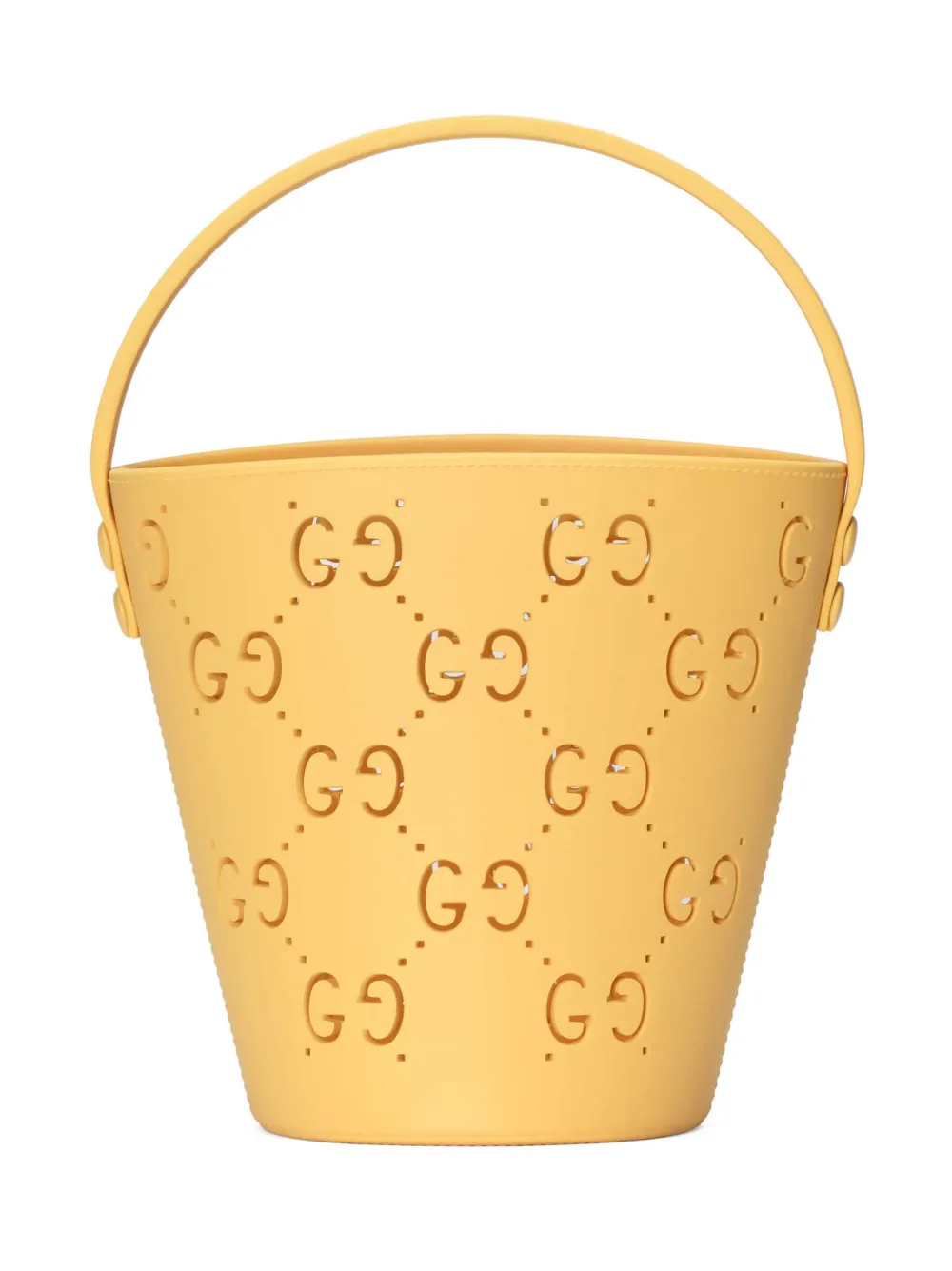 Gucci Kids Uitgesneden bucket-tas - Geel