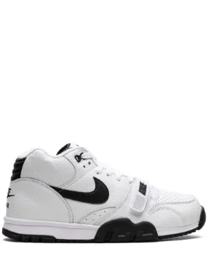 Air max trainer hot sale 1 black white