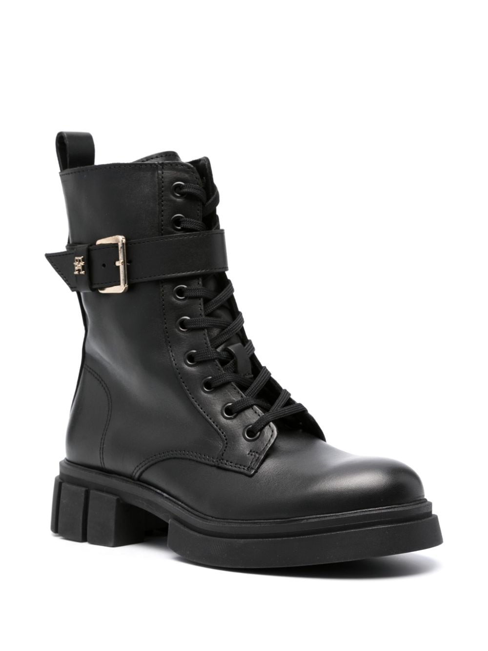 Shop Tommy Hilfiger Cool Feminine 40mm Boots In Black