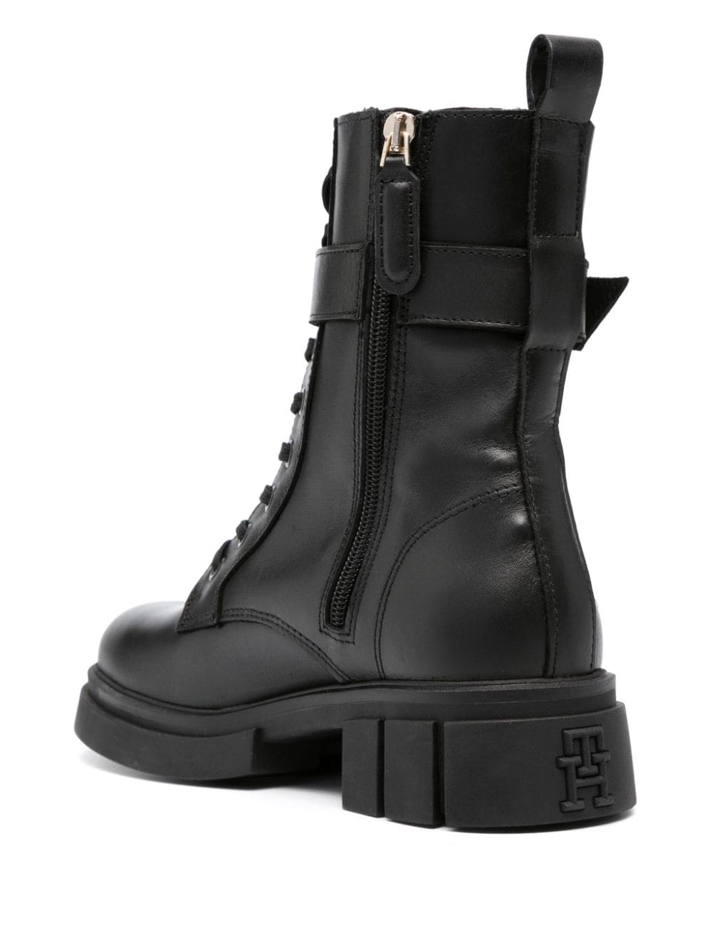 Shop Tommy Hilfiger Cool Feminine 40mm Boots In Black