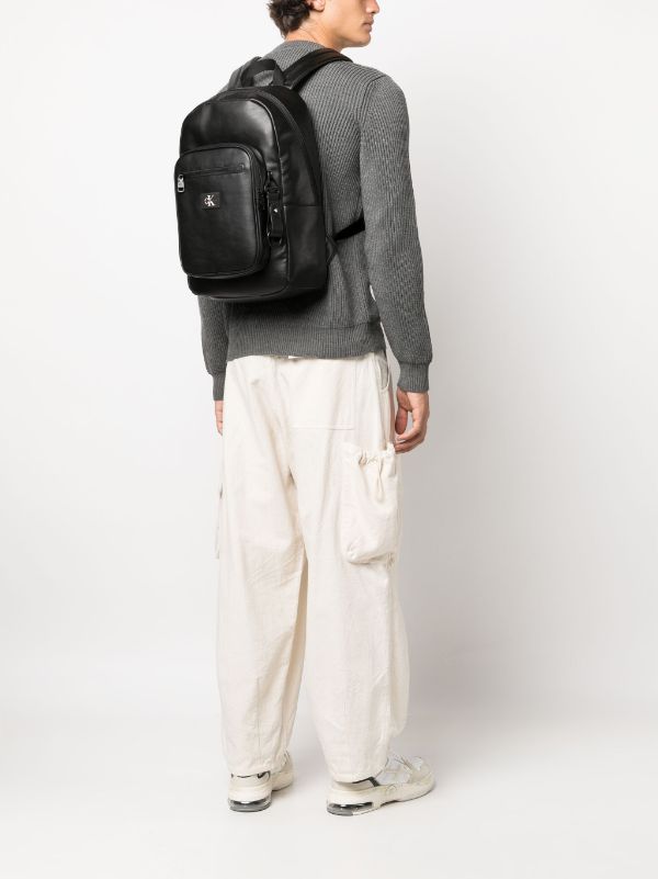 Calvin klein best sale jeans patch backpack