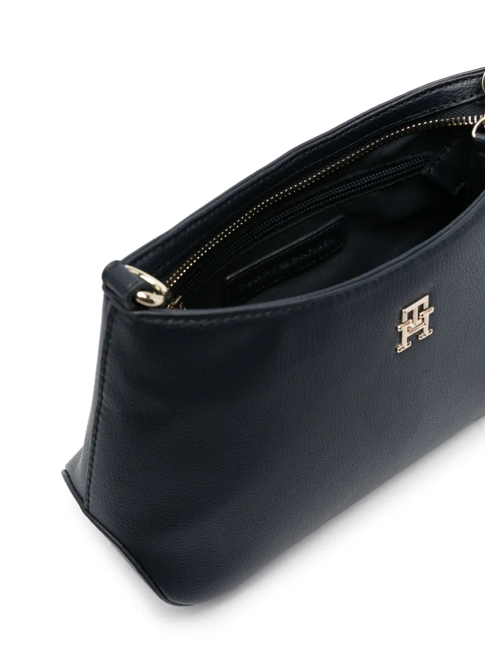 Tommy Hilfiger Crossbodytas met logoplakkaat Blauw