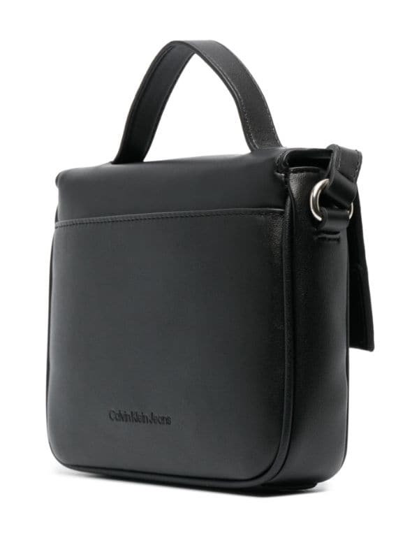 Calvin Klein Jeans sculpted phone crossbody bag in black