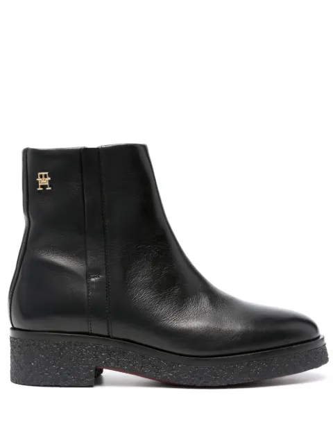 Tommy Hilfiger botines con placa del logo