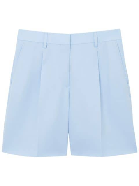 Burberry - high-waisted tailored shorts