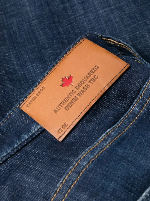 DSQUARED2 slim-cut stretch-cotton Jeans | Blue | FARFETCH