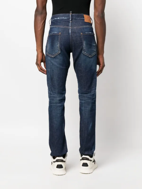 DSQUARED2 Twimphony paint-splatter Jeans | Blue | FARFETCH