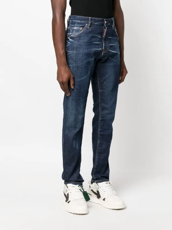 DSQUARED2 Twimphony paint-splatter Jeans | Blue | FARFETCH