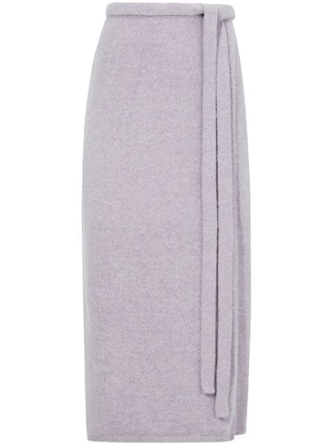 Proenza Schouler White Label fine-knit high-waist midi skirt